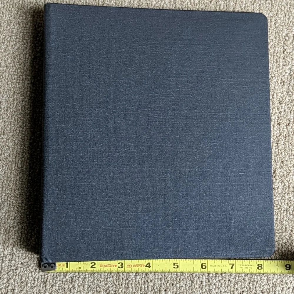 NWOT Classic Appointed Planner Dark Grey Fabric